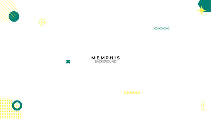 abstract geometric background with memphis elements retro style