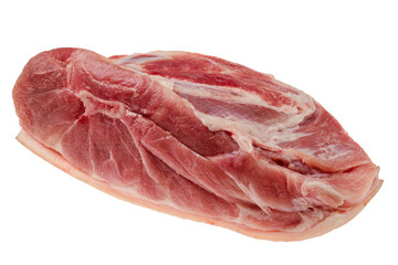 Fresh raw pork shoulder blade