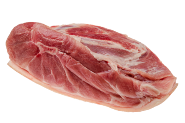 Fresh raw pork shoulder blade