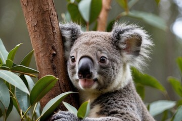 koala in tree