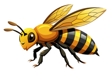 Hyper-ultrarealistic 3D bee in various positions.