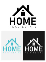 Modern Home Real estate logo, Black Gold Real Estate Logo. Construction Architecture Building Logo Design Template Element, Real estate and realty vector icon. Logo, Real estate logo, Home logo.