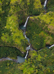 Aerial view of Waimea Canyon, Kauai, Hawaii