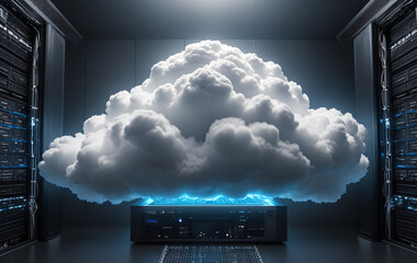 Cloud Computing Network Server Artificial Intelligence Data Modernization Transformation Technology	