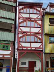 Alte Fachwerkhäuser im Fischerviertel, Ulm, Baden-Württemberg, Deutschland - 775213386