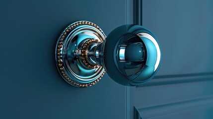 Technology for smart door handles, solid color background, 4k, ultra hd