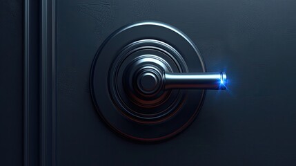 Technology for smart door handles, solid color background, 4k, ultra hd