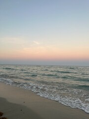 Fototapeta premium sunset on the beach