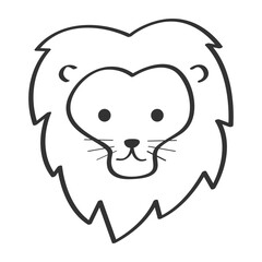 Obraz premium lion vector illustration design