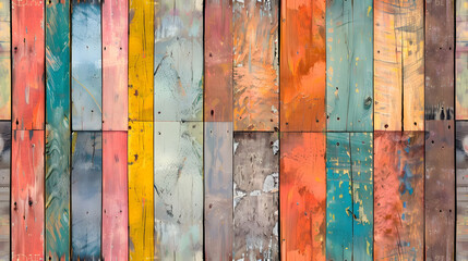 colorful of wood wallpaper background