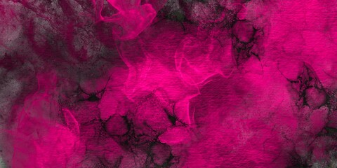 purple background with smoke abstract dark pink love watercolor background texture smoke pattern...