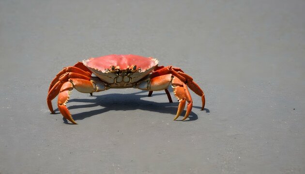 A Crab Scurrying Along A Jetty