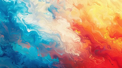 Abstract colorful fluid art background - obrazy, fototapety, plakaty