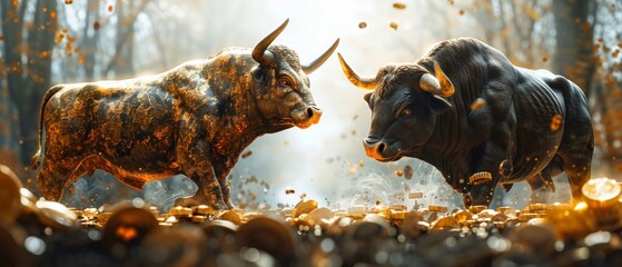 A striking image of market volatility