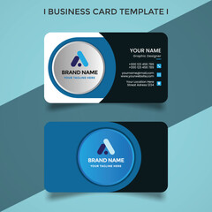 creative corporate business card, modern card template