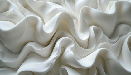 Ethereal Cream Gradient Abstract Background Generative AI