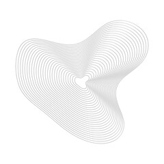 Abstract Wave Wireframe