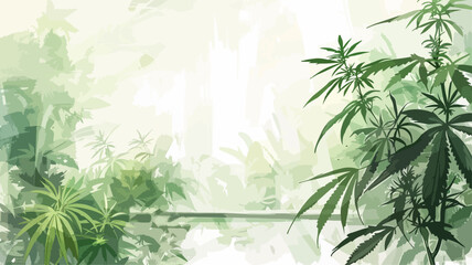 Cannabis Pflanze Hanf Anbau Marihuana Medizin - obrazy, fototapety, plakaty