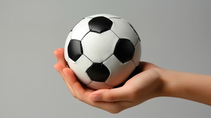 Soccer Identification Symbol with Stylized Design Generative AI