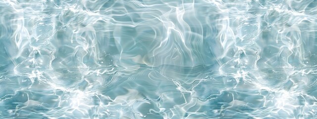 Fototapeta premium sea ocean pool water abstract background banner texture pattern top view, concept of natural spa beauty humidity liquid in skin care hyaluronic acid luxury cosmetic product display