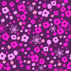 sakura cherry blossom seamless pattern vector