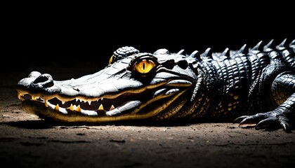 an-alligator-with-its-eyes-gleaming-in-the-darknes-upscaled_10