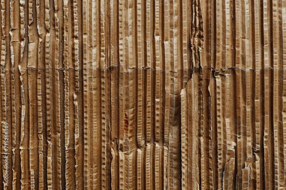 Poster A close-up shot of a weathered wooden wall with peeling paint. Ideal for adding texture to design projects
