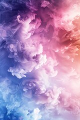 Close-up shot of a colorful cloud of smoke, perfect for graphic design projects