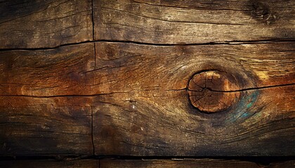 Fototapeta premium Rugged Elegance: Antique Wood Texture