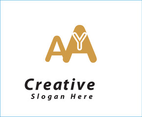 aay Three Letter Logo Creative