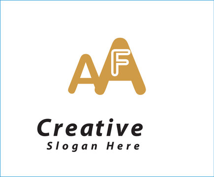 aaf Three Letter Logo Creative