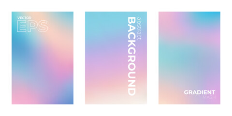 Dynamic Vibrant Bl Pastel Colors Gradient Background Pattern