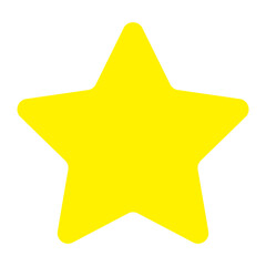 Yellow star vector. Gold Star or favorite flat icon for apps and websites. star icon illustration. 11:11