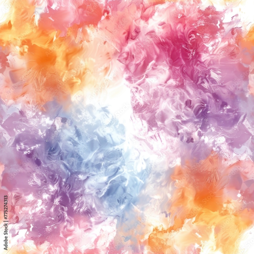 Poster A vibrant painting featuring a variety of colors. Perfect for adding a pop of color to any design project