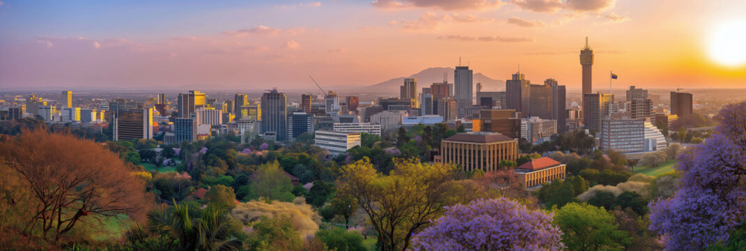 Great City in the World Evoking Pretoria in South Africa