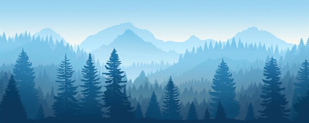 Fototapeta premium landscape cartoon background.