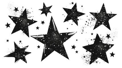 Black and white photo of stars, suitable for various projects