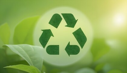 eco-friendly concept. Ecologic symbol icon on nature background. design to renewable resources sustainability. product eco-friendly. conservation to a green sustainable environment to net zero
