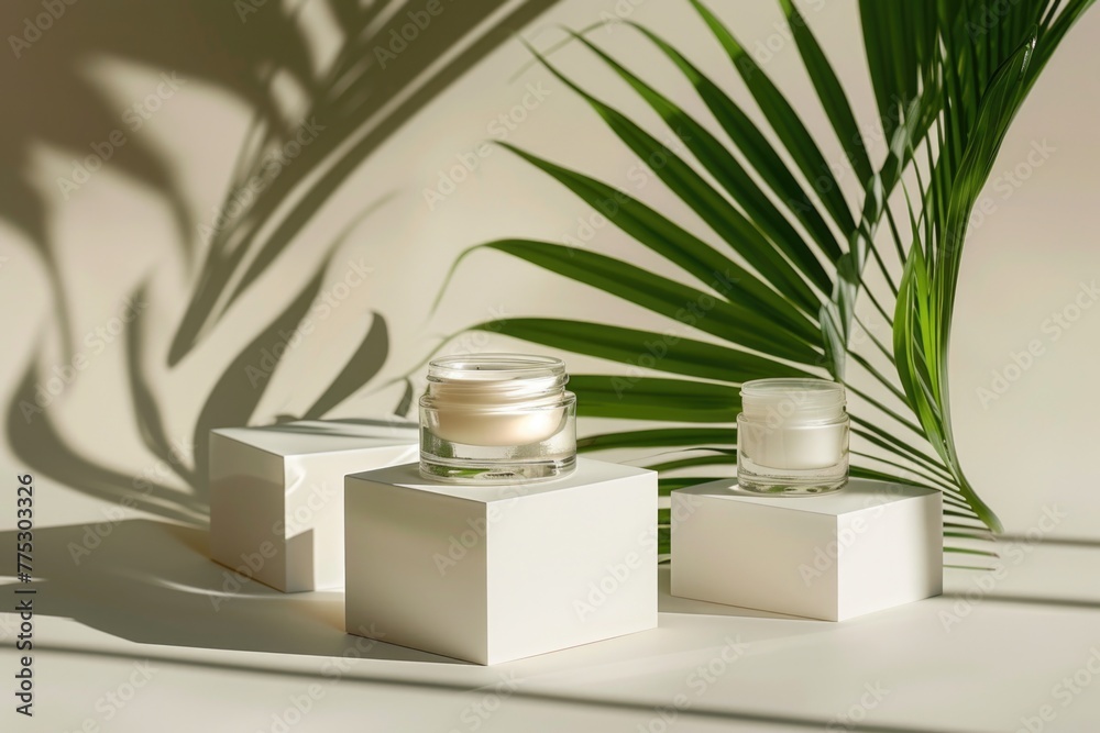 Poster Containers placed on a table, suitable for various concepts