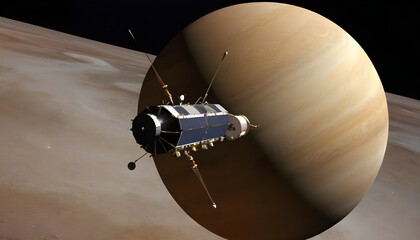 space probe exploring Jupiters moon