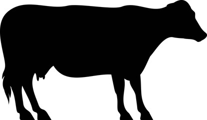 Festive Cow Illustration