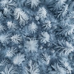 Snowflakes gathered on a tree branch, perfect for winter themes