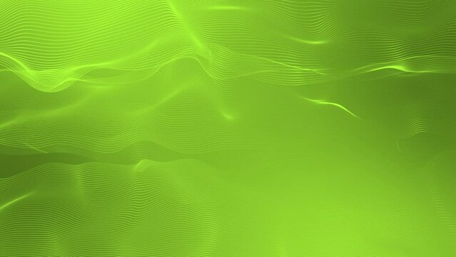 3D modern wave curve abstract professional Lime green color background, wavy pattern design business background