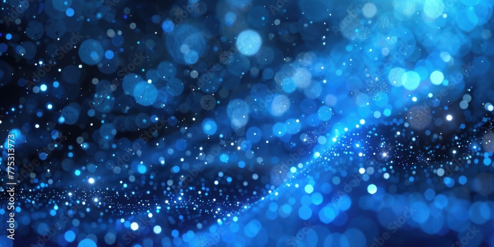 Aufkleber blue background with scattered white dots. suitable for various design projects