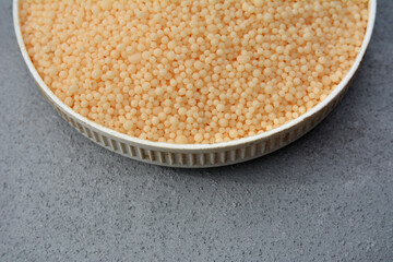 Mineral fertilizers Ammonium nitrate close-up