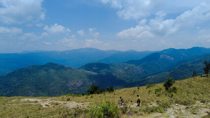 Ponmudi hill station, western ghats mountain range, Thiruvananthapuram, Kerala, landscape view