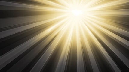 Light ray backgrounds, Sun ray background. Radial beam sunrise or sunset light retro design illustration. Light sunburst glowing background.  - obrazy, fototapety, plakaty