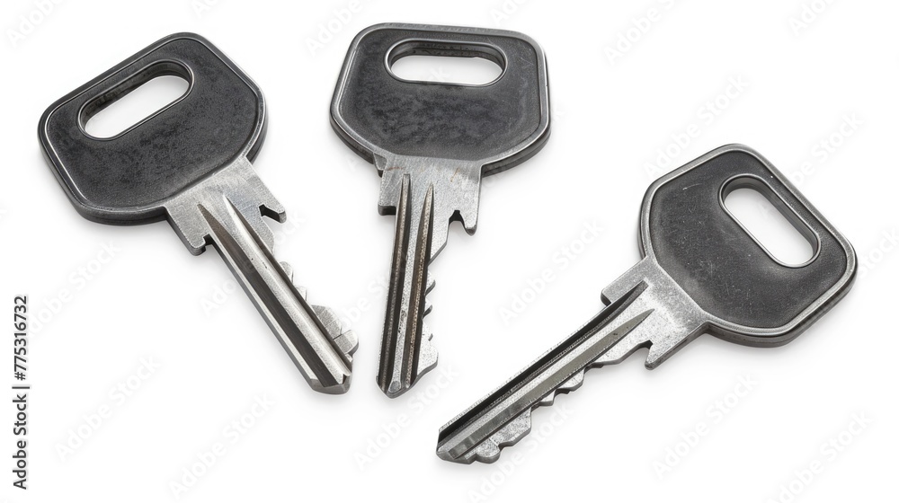 Aufkleber A pile of keys stacked on top of each other. Suitable for locksmith or security concepts