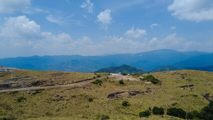 Ponmudi hill station, western ghats mountain range, Thiruvananthapuram, Kerala, landscape view