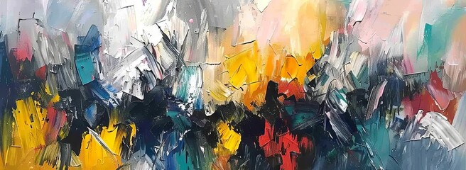 Vibrant abstract expressionism bold brushwork backgrounds